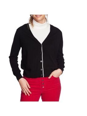 COURT & ROWE Elbow Detail Tipped Cardigan